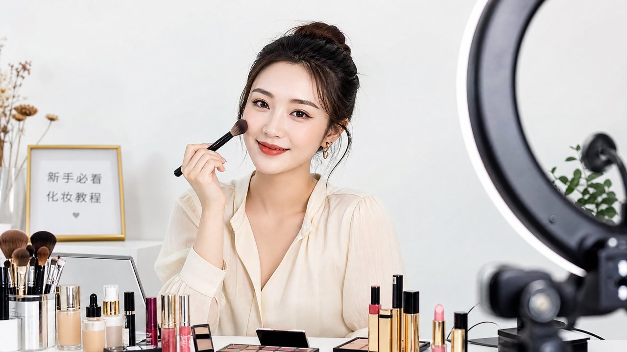 黄色仓库美妆视频教程